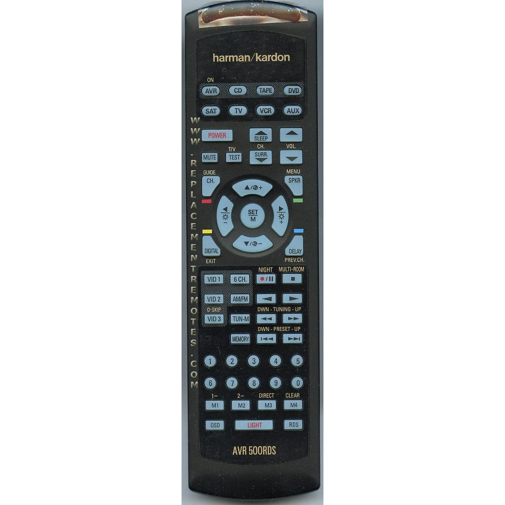 Harman-Kardon AVR500RDS Receiver Remote Control