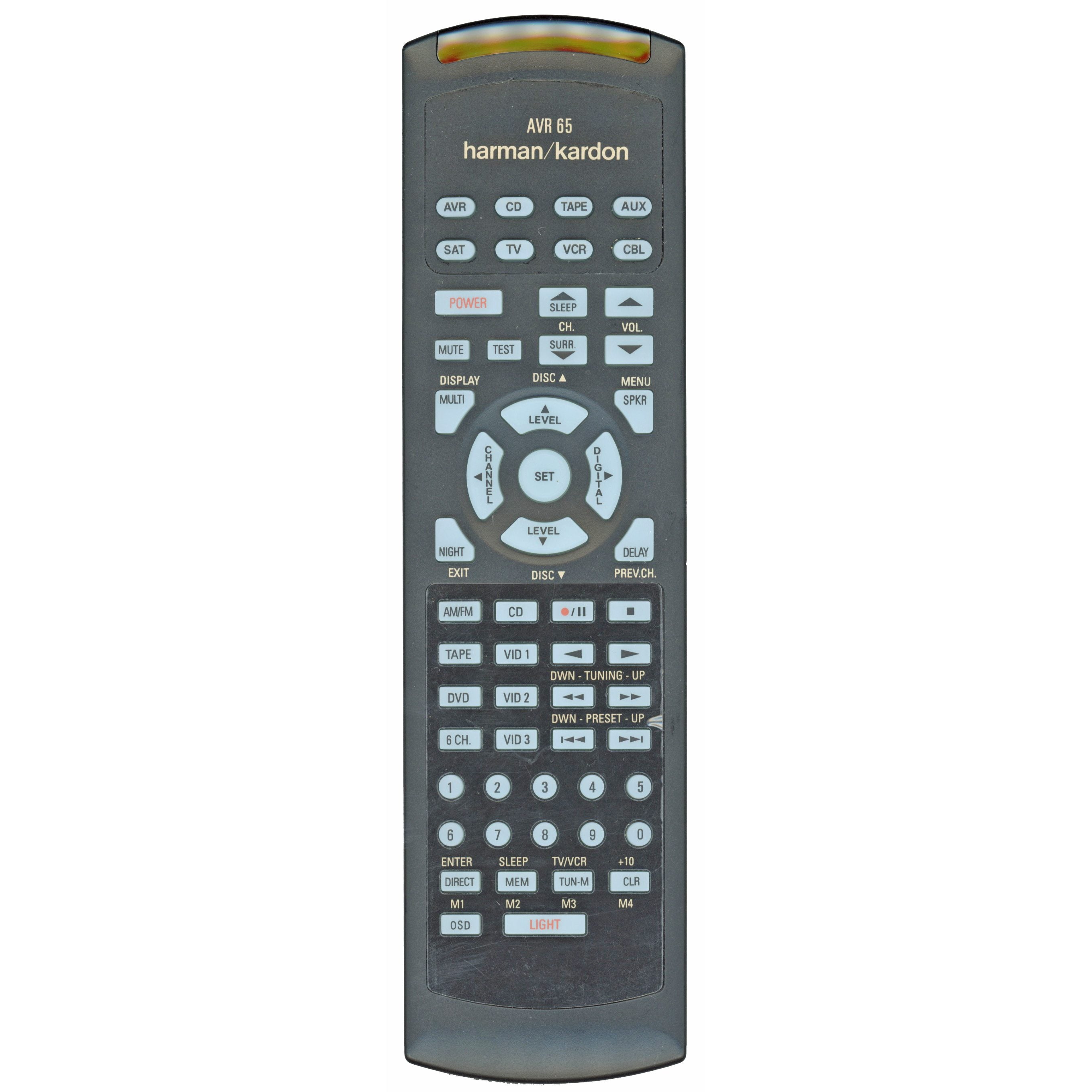 Harman-Kardon AVR65 Receiver Remote Control