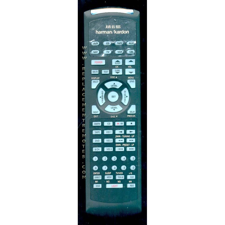 Harman-Kardon AVR65RDS Audio Remote Control