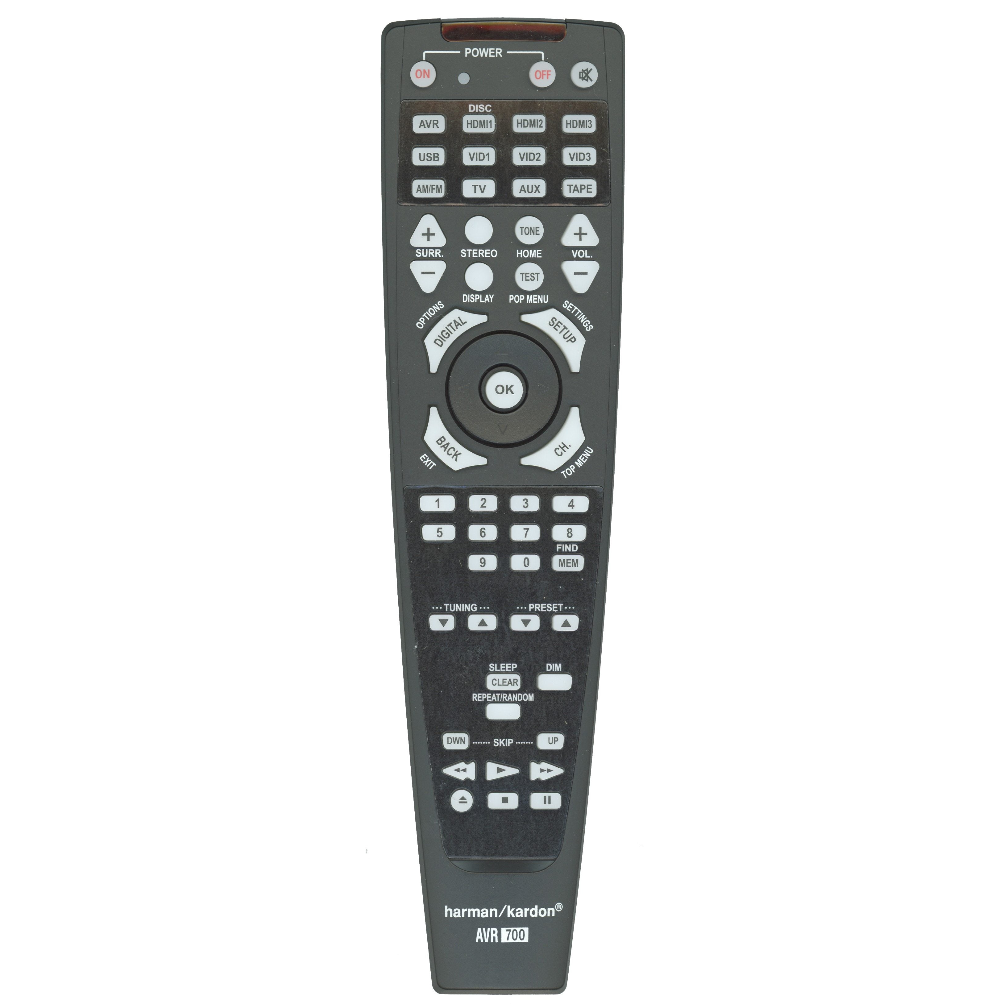 Harman-Kardon AVR700 Receiver Remote Control