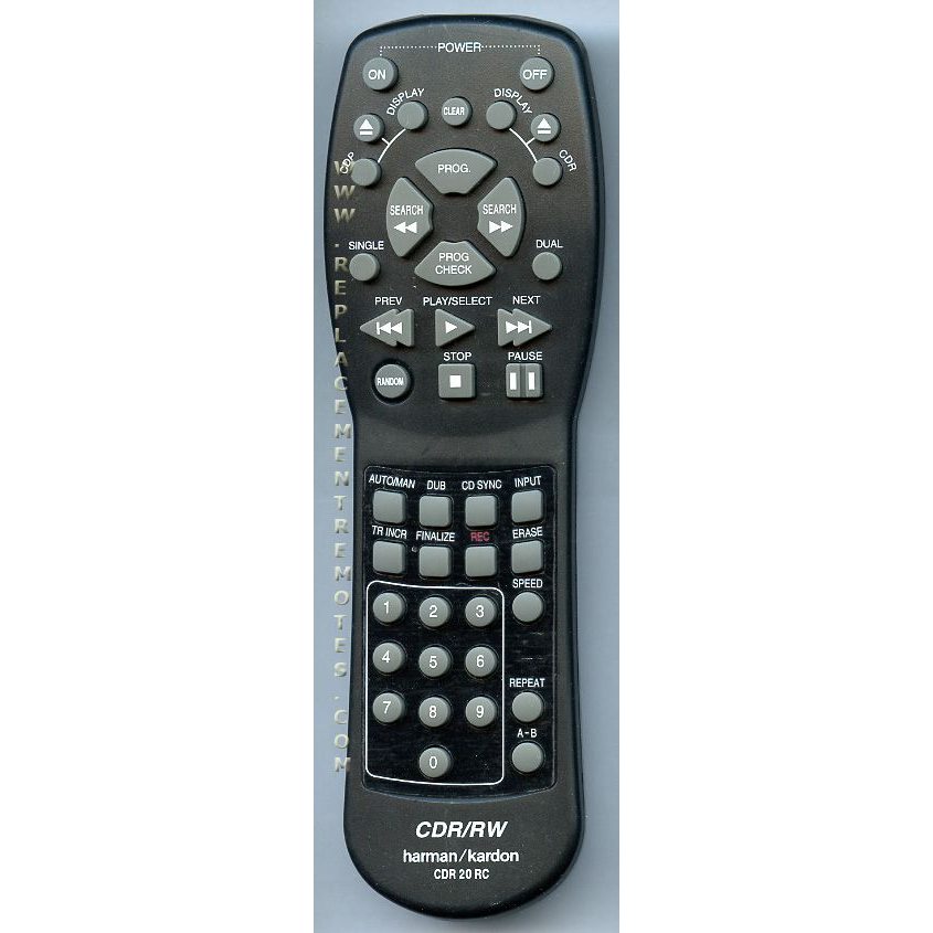 Harman-Kardon CDR20RC Audio Remote Control