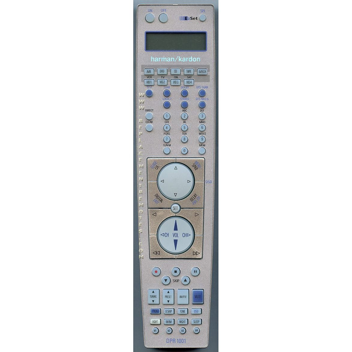 Harman-Kardon DPR1001 Receiver Remote Control