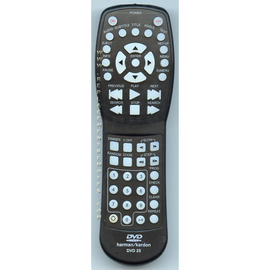 Harman-Kardon DVD25 DVD Remote Control