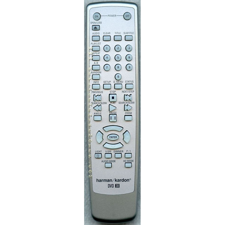 Harman-Kardon DVD38 DVD Remote Control