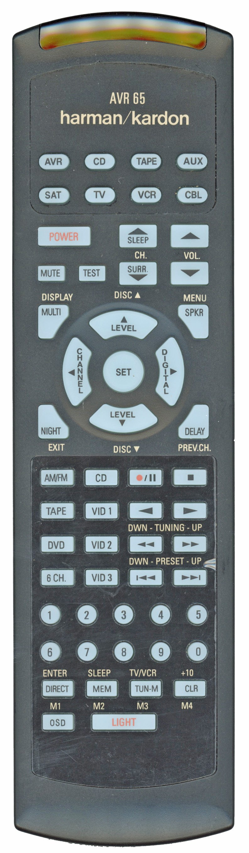 Harman-Kardon AVR65 Receiver Remote Control