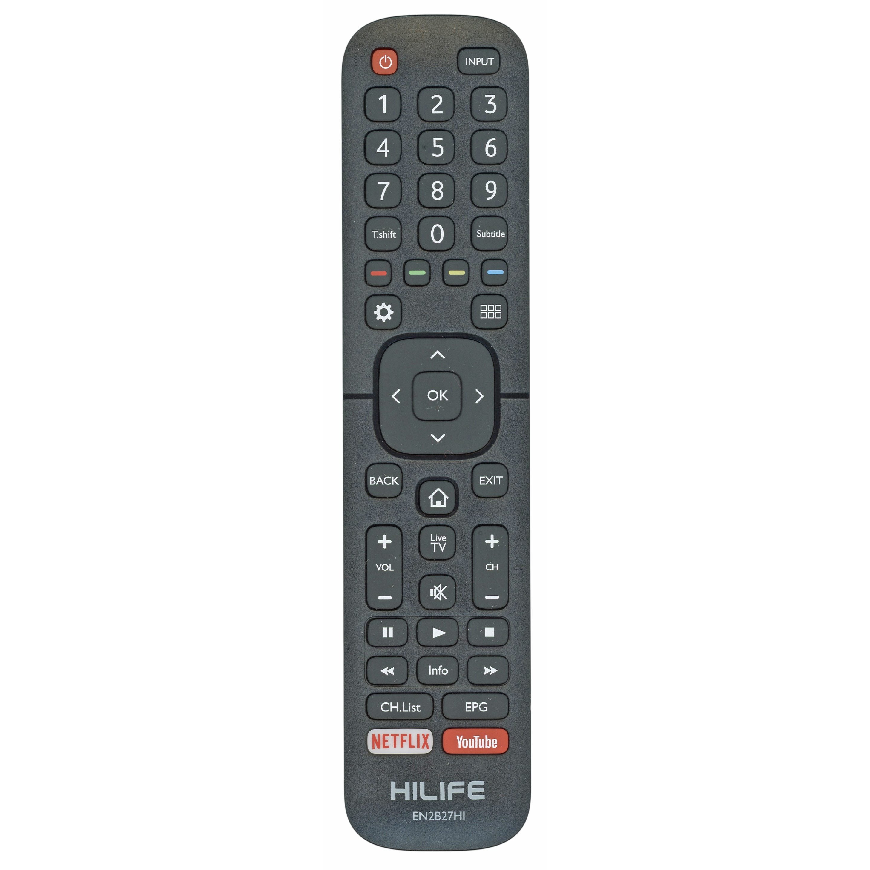 Hisense EN2B27HI HILIFE TV Remote Control