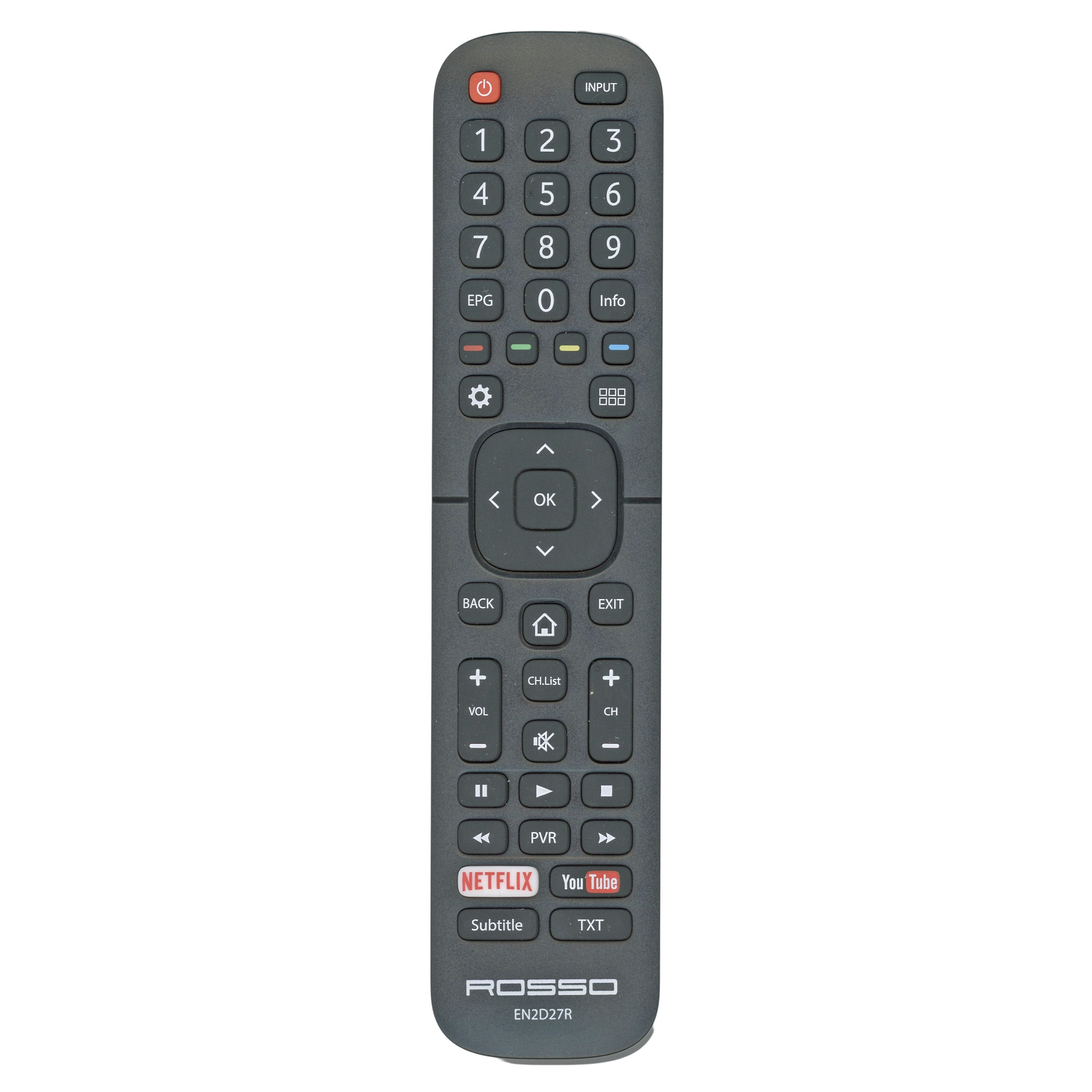 Hisense EN2D27R Rosso TV Remote Control