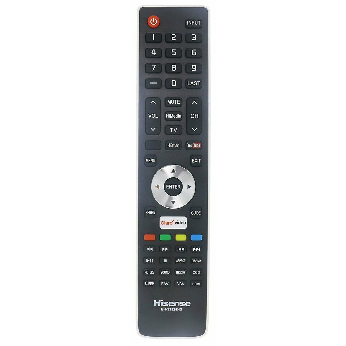 Hisense EN33929HS Central America TV Remote Control