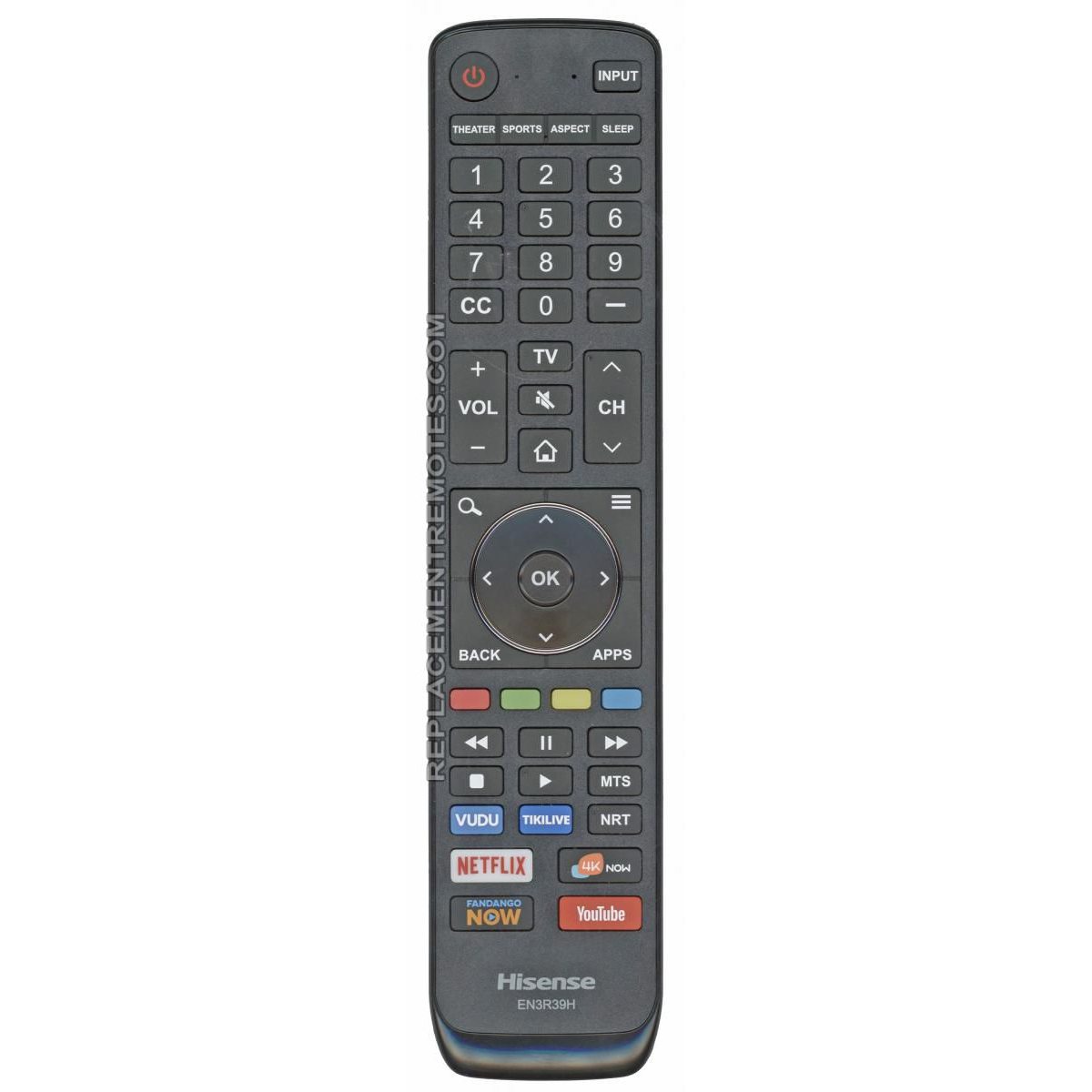 Hisense EN3R39H 2018 SMART TV Remote Control