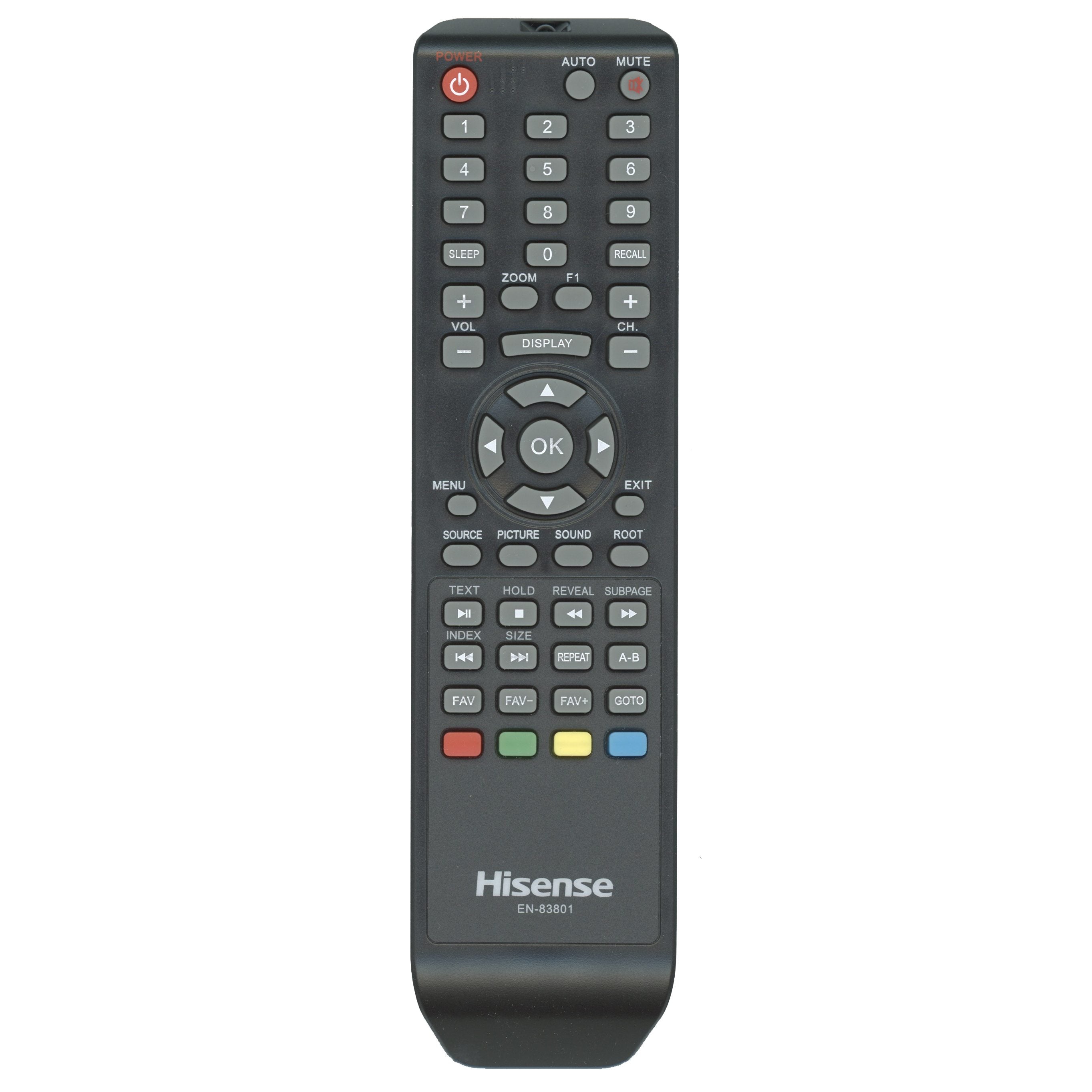 Hisense EN83801 TV Remote Control