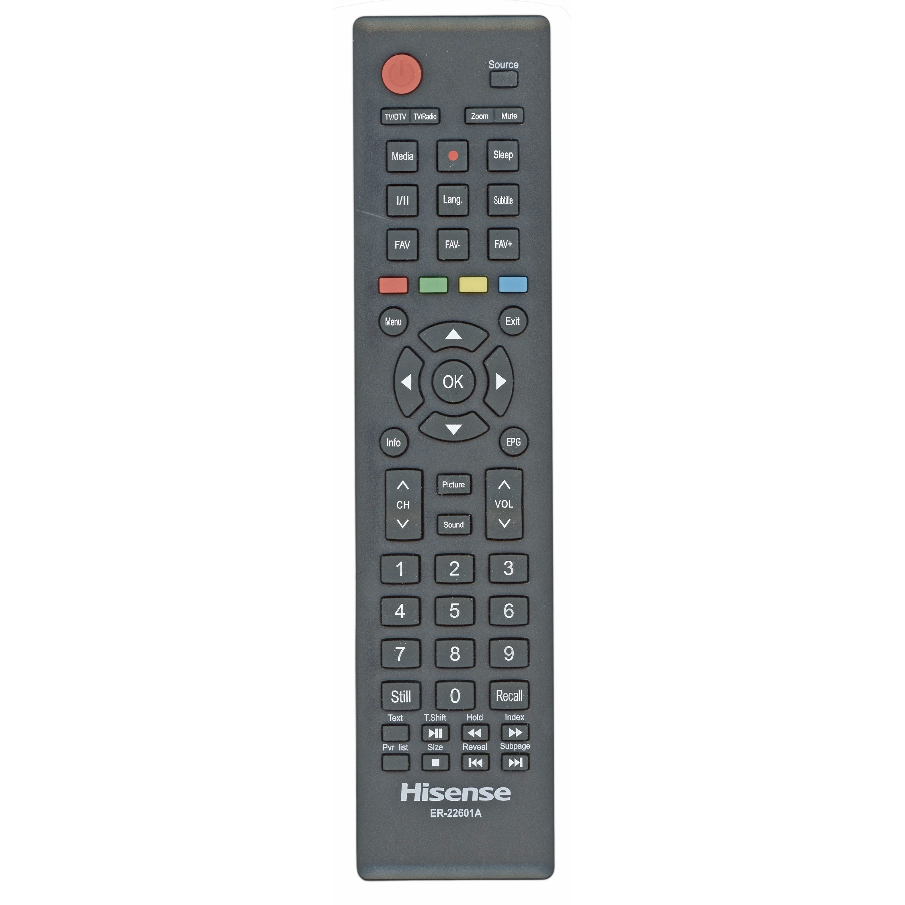 Hisense ER22601A TV Remote Control