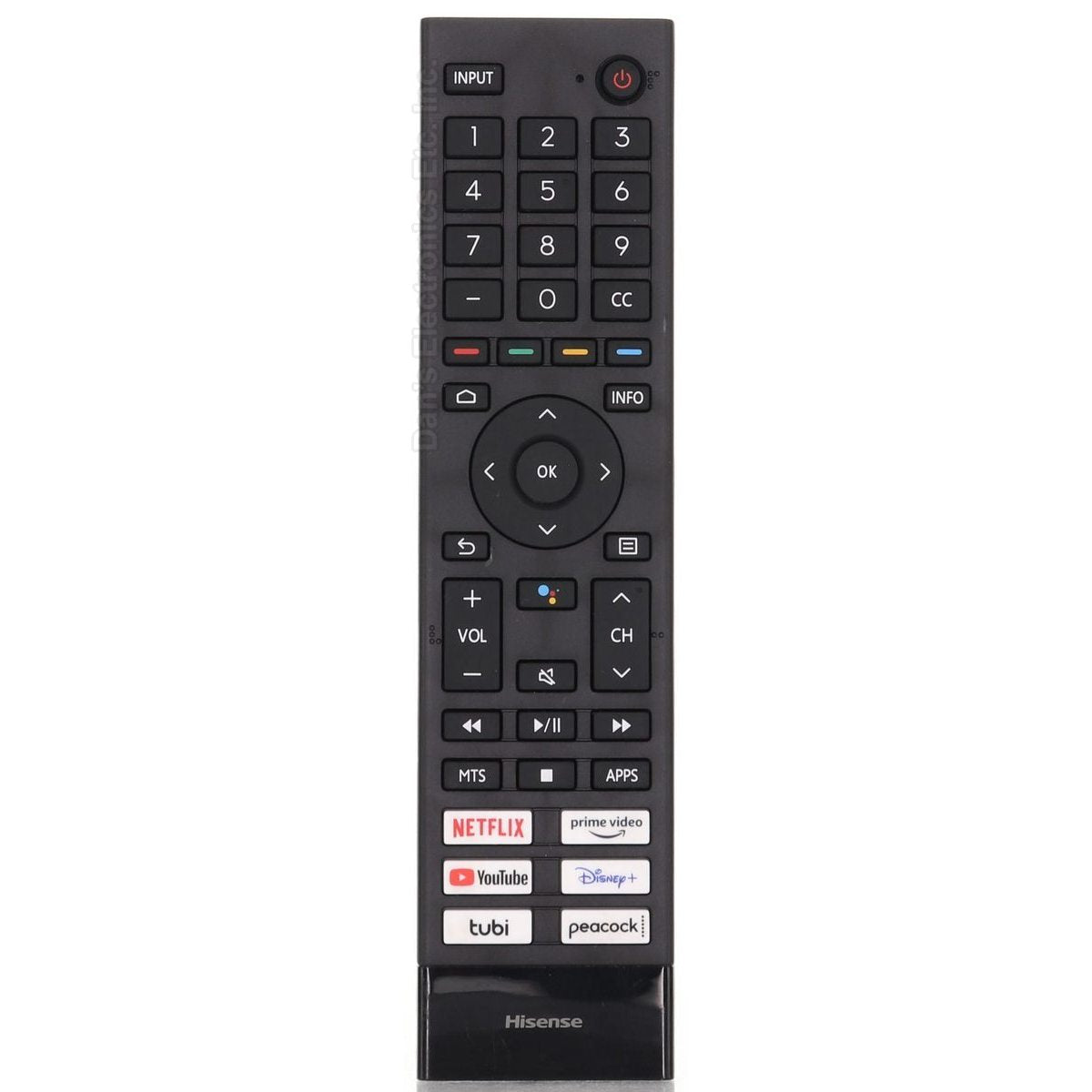 Hisense ERF3J80H Google Voice TV Remote Control - 285119