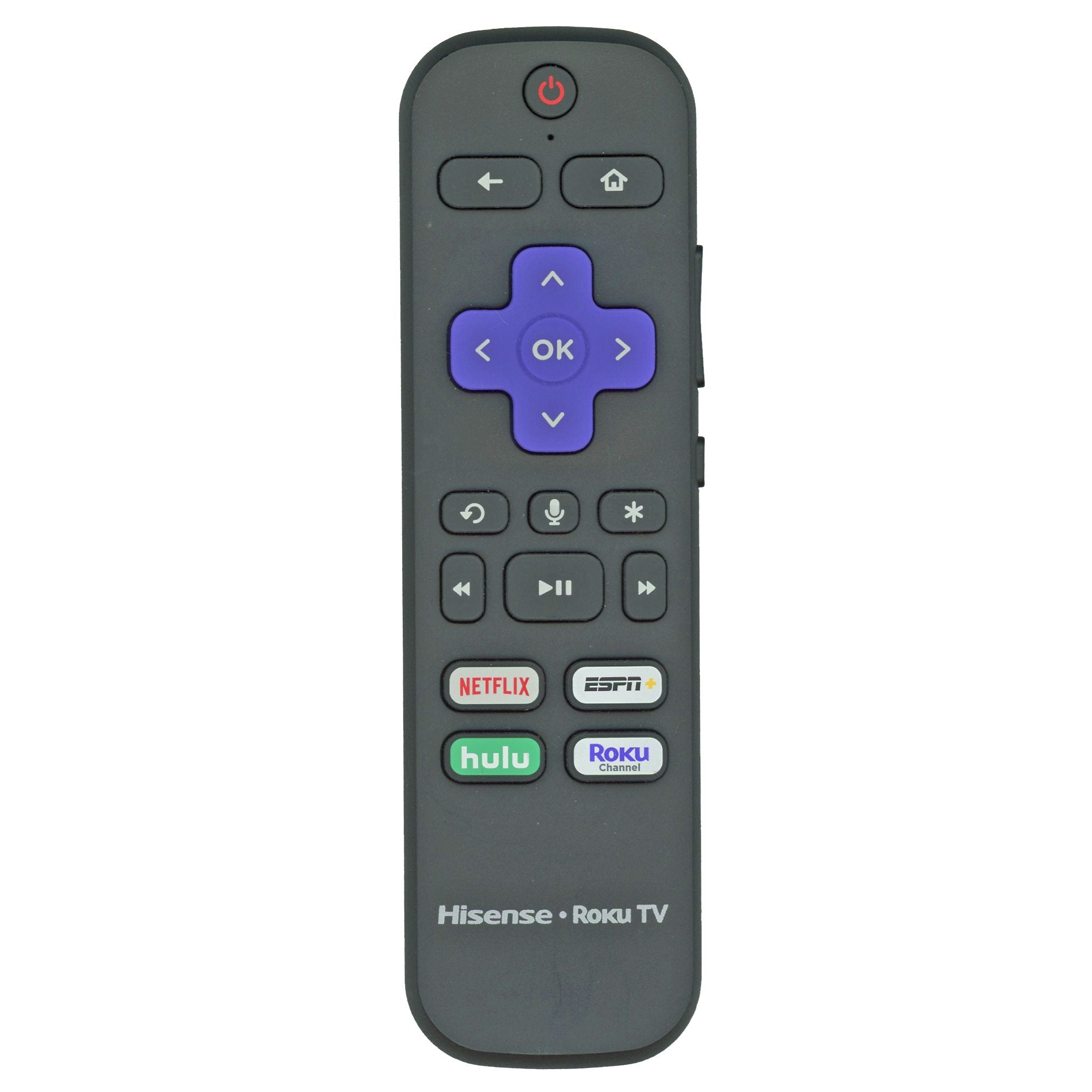 Hisense RCAL5 2019 RF Roku Voice with Netflix ESPN hulu Roku Channel TV Remote Control