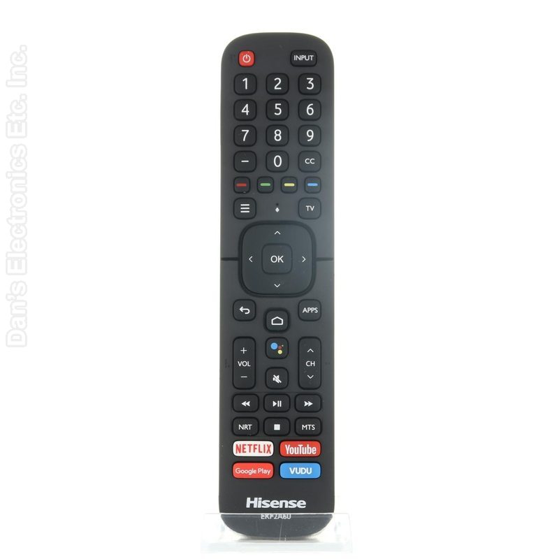 Hisense ERF2A60 / ERF2K60H 2020 ANDROID GOOGLE VOICE TV Remote Control