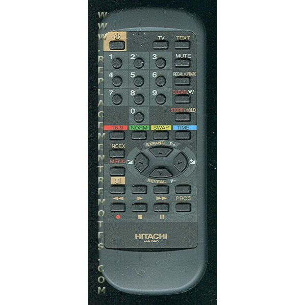 Hitachi CLE922A TV Remote Control