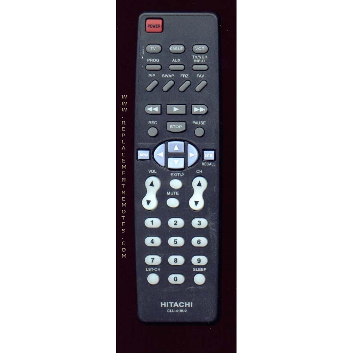 Hitachi CLU418U2 TV Remote Control