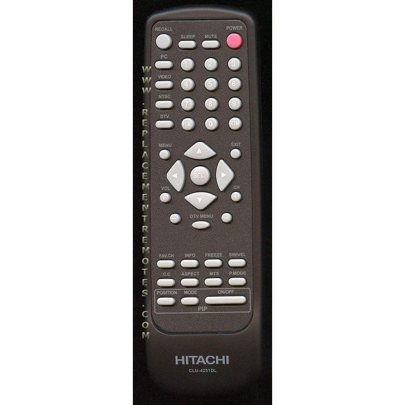 Hitachi CLU4251DL TV Remote Control