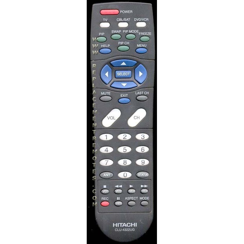 Hitachi CLU4322UG TV Remote Control