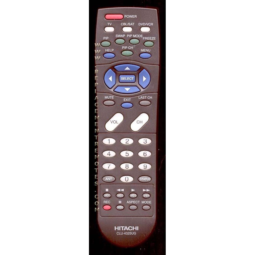 Hitachi CLU4325UG TV Remote Control