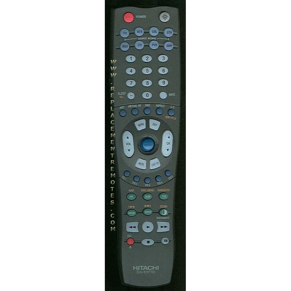 Hitachi CLU5727TSI TV Remote Control