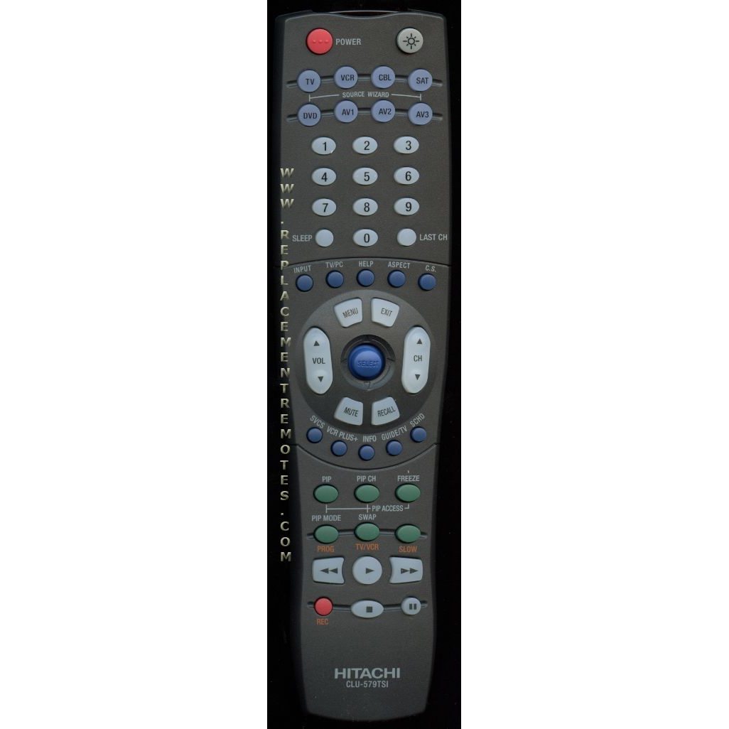 Hitachi CLU579TSI Satellite Remote Control