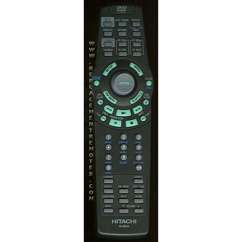 Hitachi DVRM522U DVD Remote Control