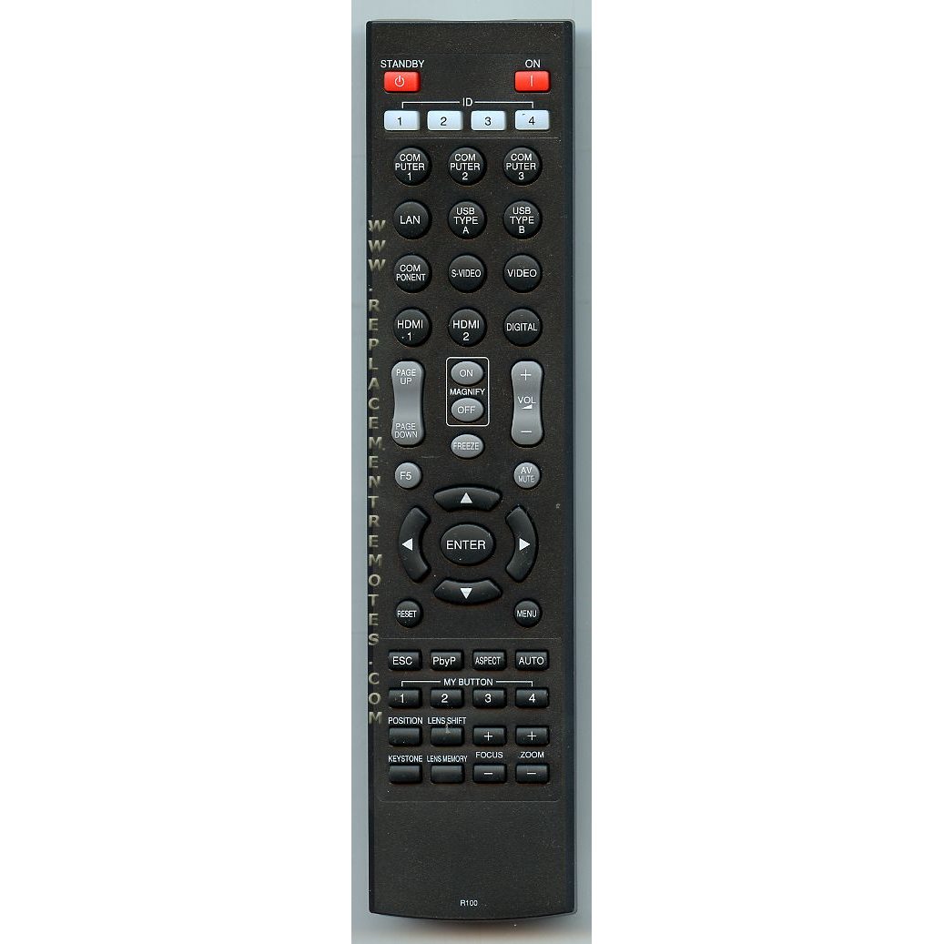 Hitachi R100 Projector Remote Control