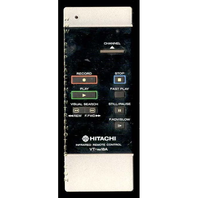 Hitachi VTRM18A VCR Remote Control