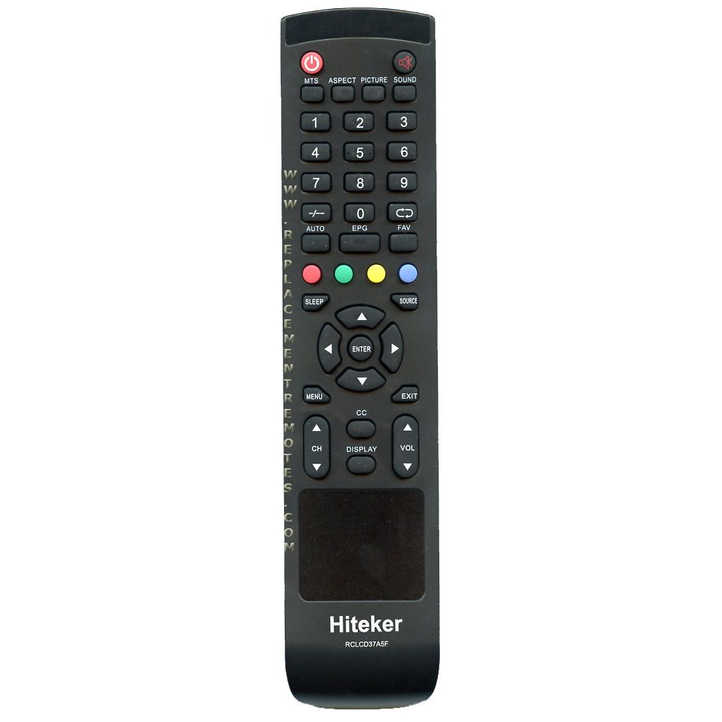 Hiteker RCLCD37A5F TV Remote Control