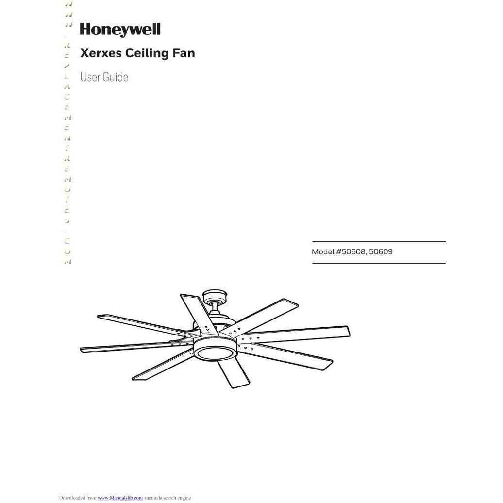 Honeywell 50608 Xerxes 62 IN Ceiling Fan