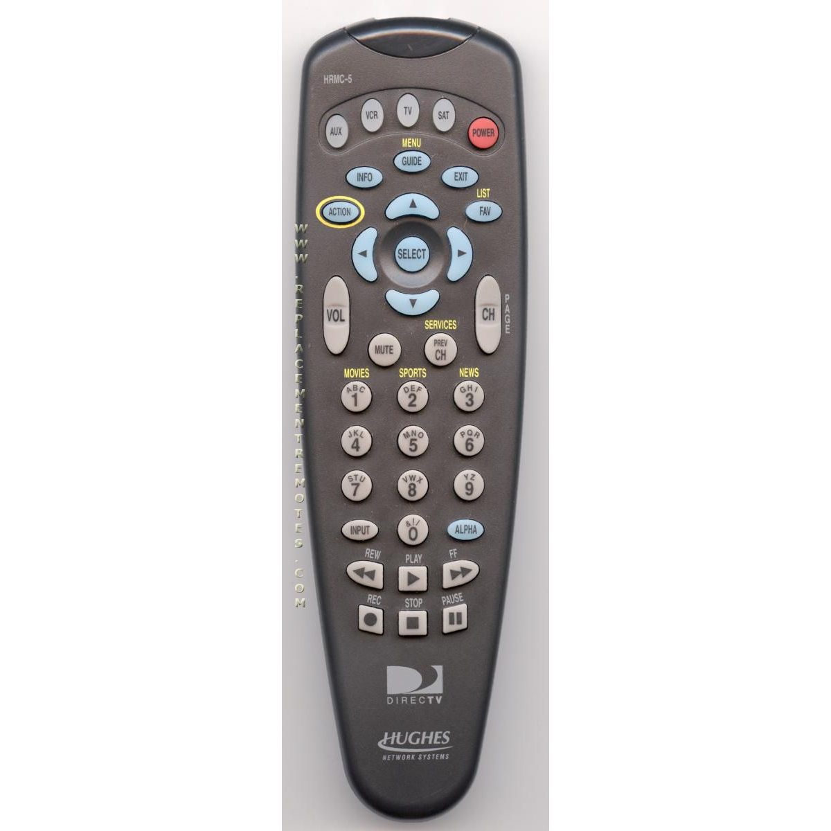 Hughes Network HRMC5 Satellite Remote Control