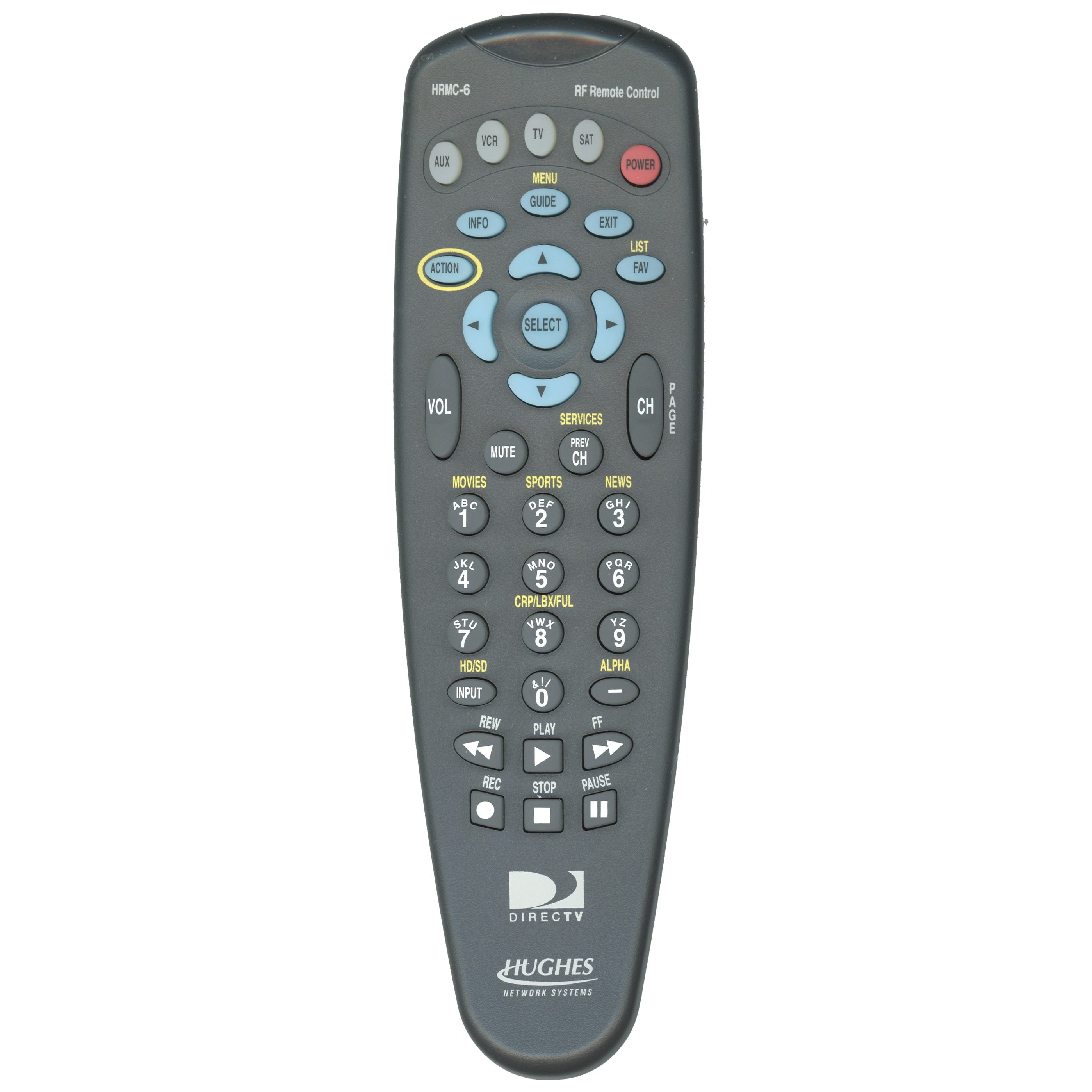 Hughes Network HRMC6 Satellite Remote Control