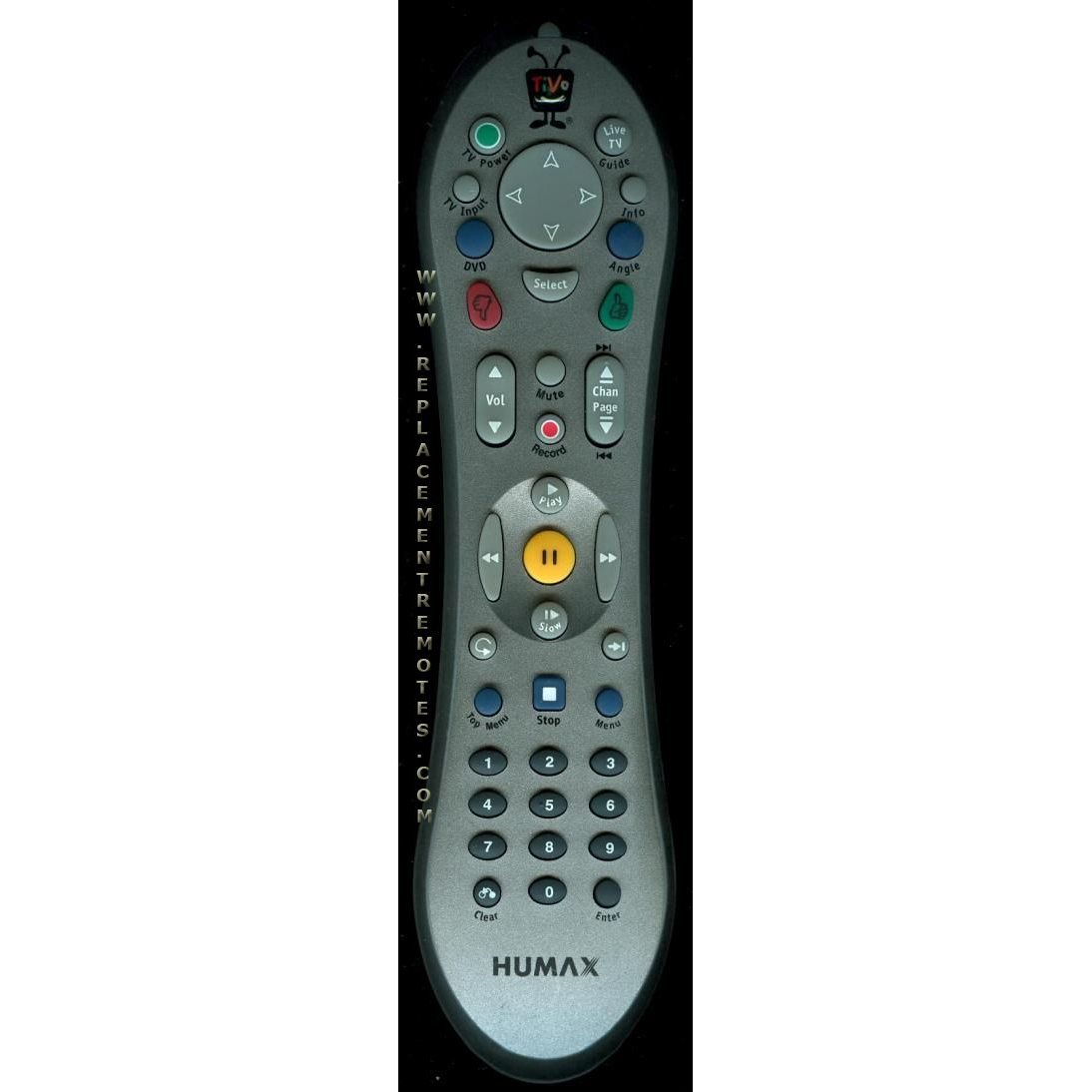 Humax T800 T2500 DVR Remote Control