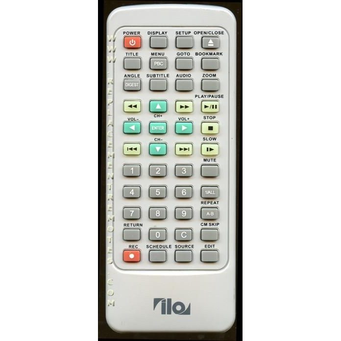 ilo RCNN100 DVD Remote Control