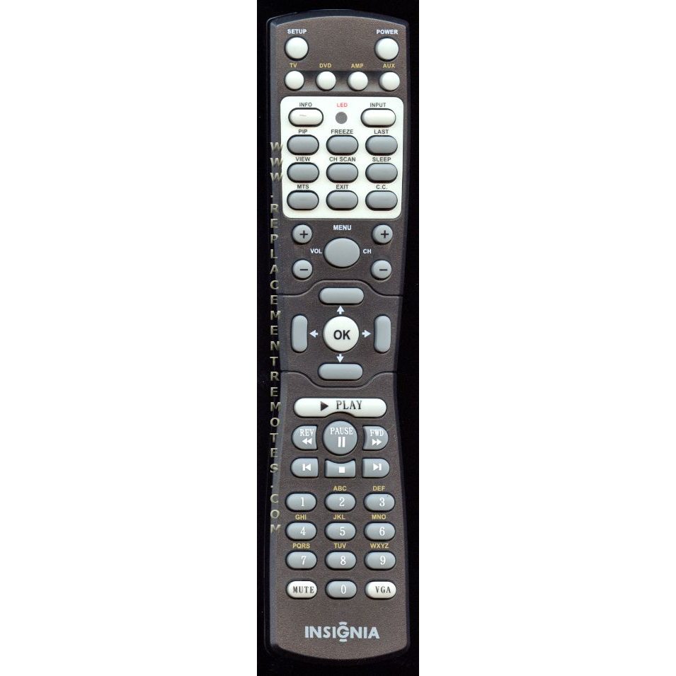 Insignia 1MI1ZZZB062 Audio Remote Control