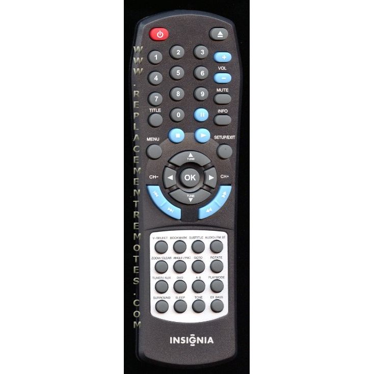 Insignia 3224160 Receiver Remote Control