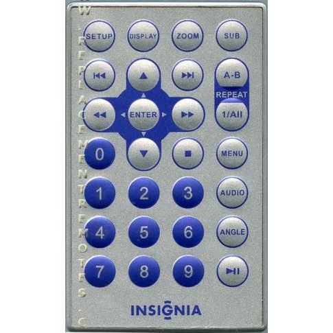 Insignia 42TB0102B DVD Remote Control