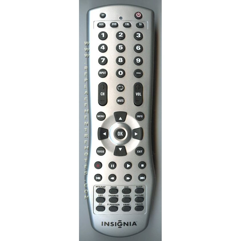 Insignia 6010D00600 TV Remote Control