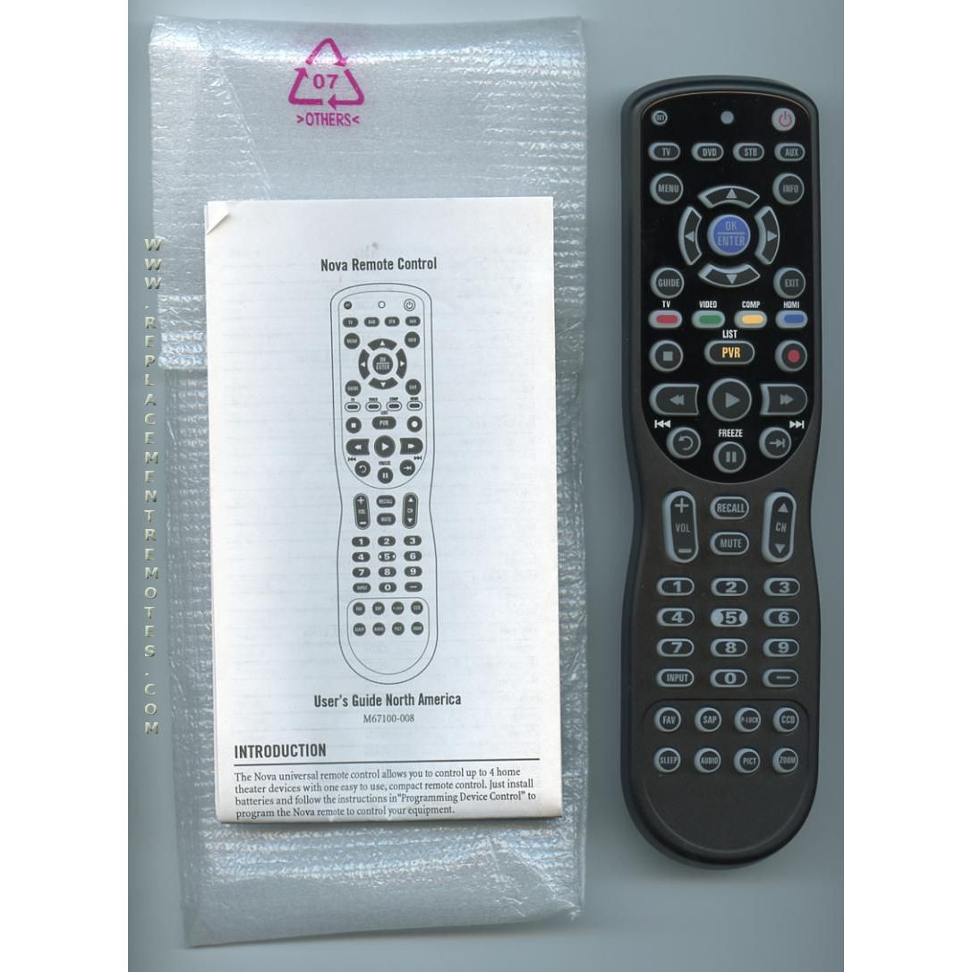 Insignia 67100BA1008R TV Remote Control