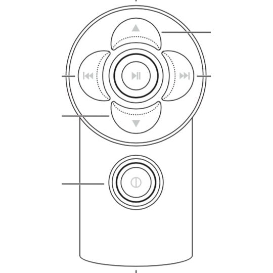 Insignia CR05GEN001T Audio Remote Control