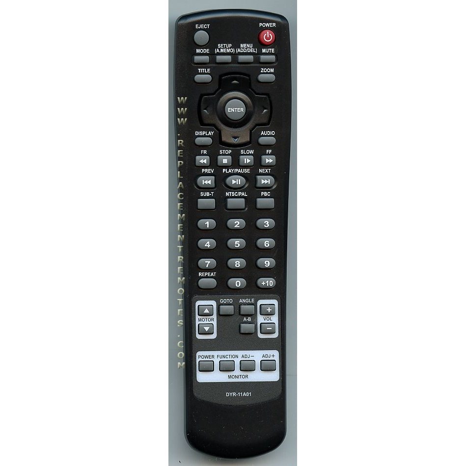 Insignia DYR11A01 Monitor Remote Control