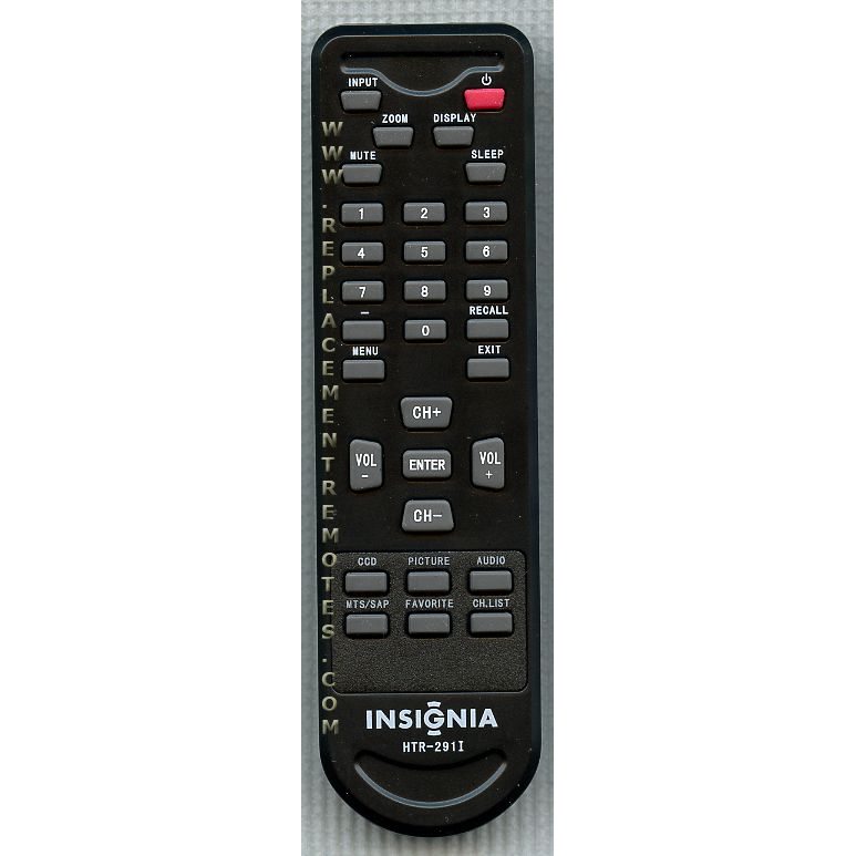 Insignia HTR291I TV Remote Control