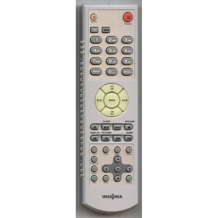 Insignia KKY295J TV/DVD Remote Control