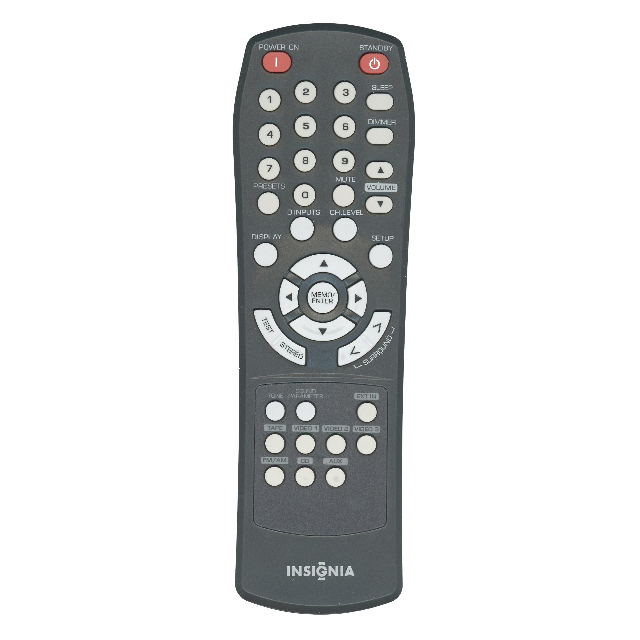 Insignia KRC4729D Receiver Remote Control