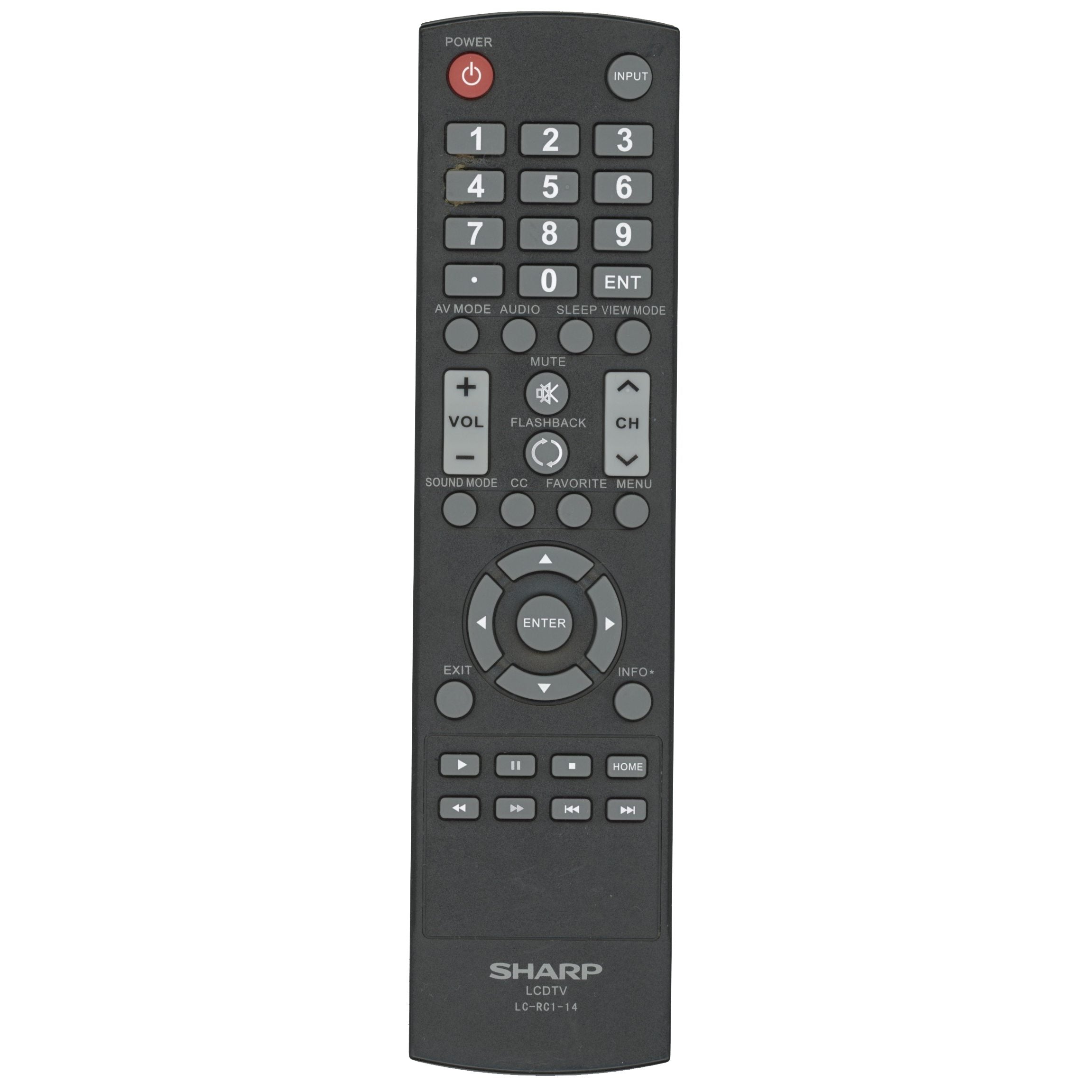 Insignia LCRC114 TV Remote Control