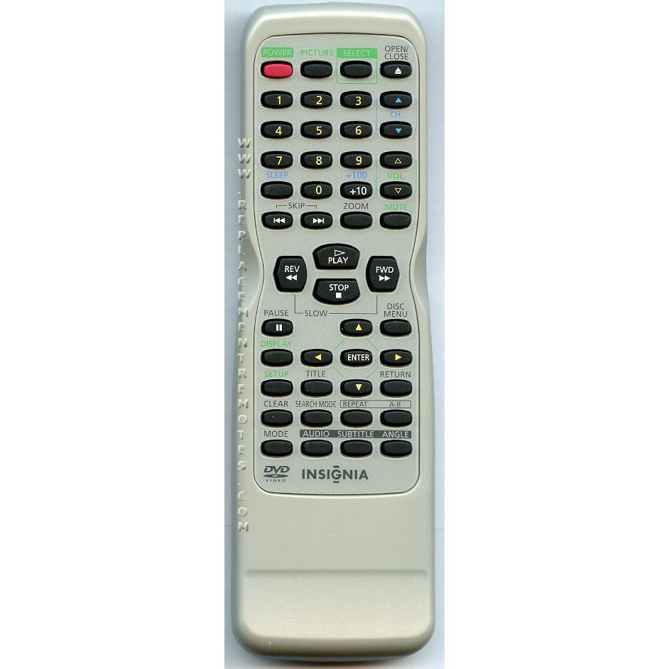 Insignia NE241UD TV/DVD Remote Control