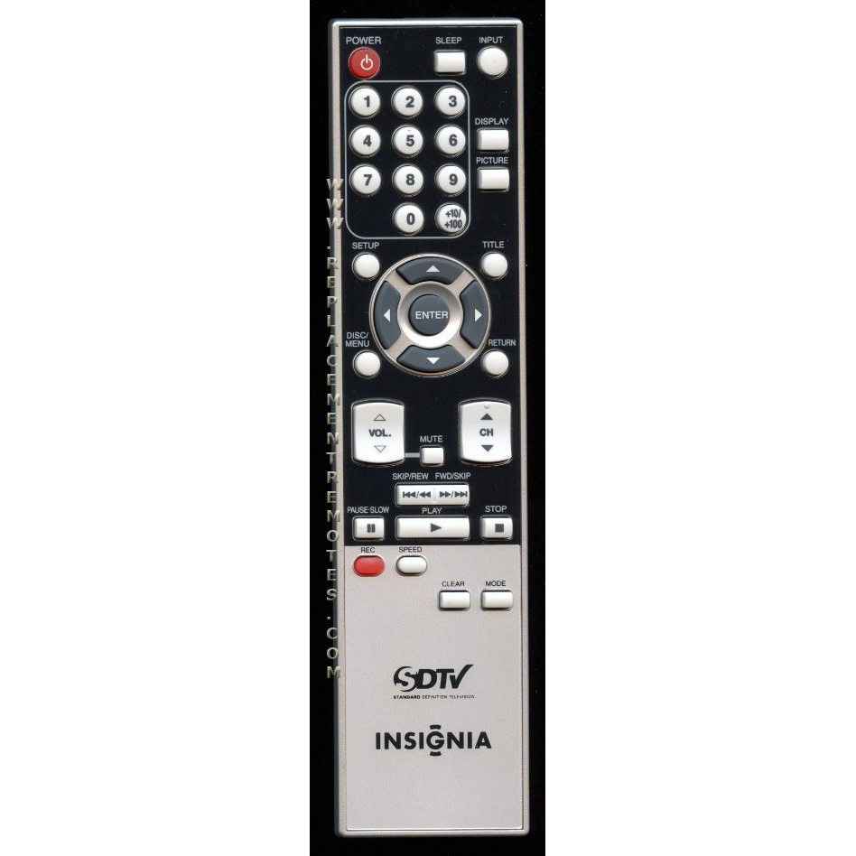 Insignia NF016UD TV/DVD Remote Control