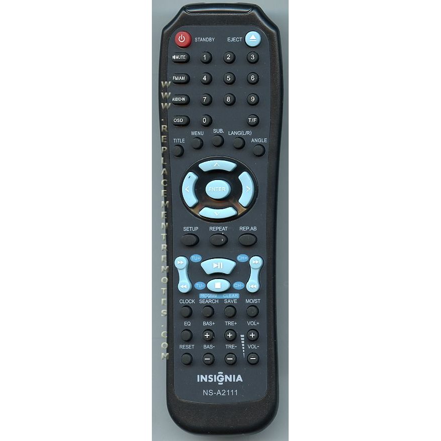 Insignia NSA2111 Receiver Remote Control