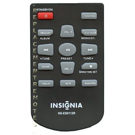 Insignia NSES6112R Digital Picture Frame Remote Control