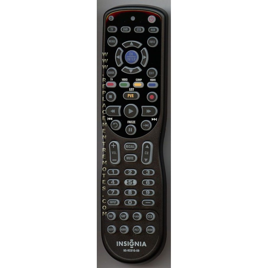 Insignia NSRC01G09 TV Remote Control